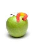 Robak w jabłku żart na prima aprilis dla dzieci