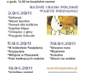 Bezpłatne pokazy filmowe w Krakowie