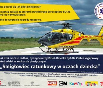 Śmigłowiec ratunkowy w oczach dziecka