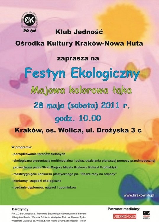 Festyn ekologiczny w Krakowie