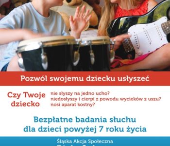 Bezpłatne badania słuchu dla dzieci