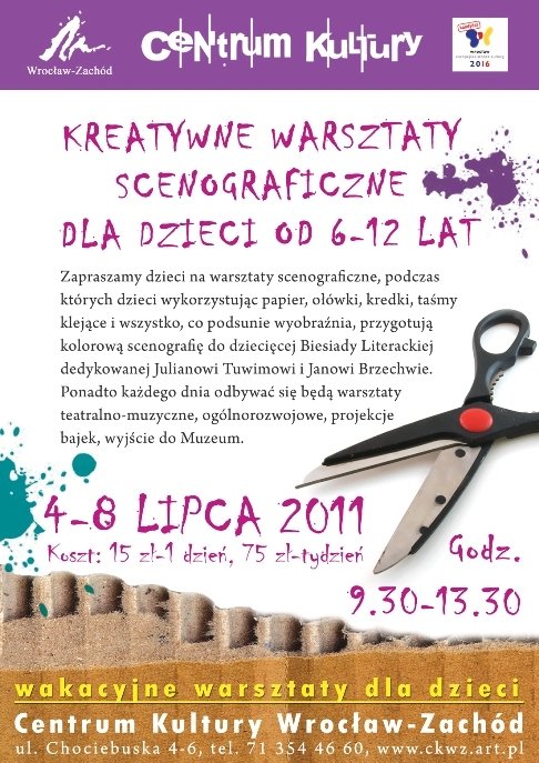 Kreatywne warsztaty scenograficzne we Wrocławiu