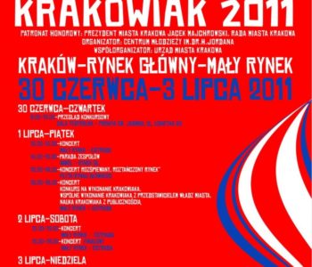 XX Festiwal Dziecięcych i Młodzieżowych Zespołów Folklorystycznych Krakowiak