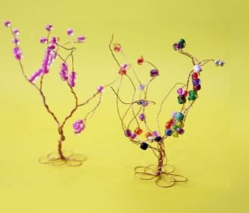 drzewko szczęścia z koralikami