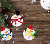 Jak zrobić zimowe i świąteczne bałwanki z papieru DIY dla dzieci