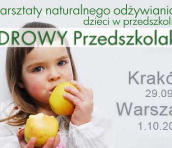 Warsztaty Zdrowy Przedszkolak w Warszawie