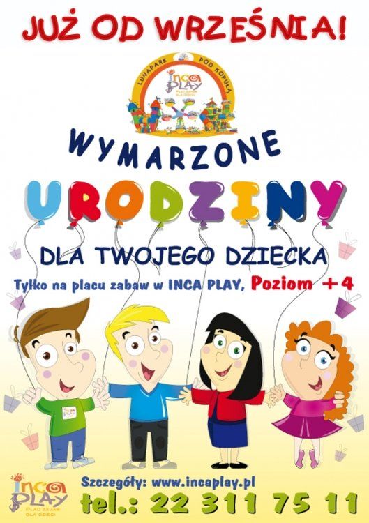 oferta urodzin w sali zabaw