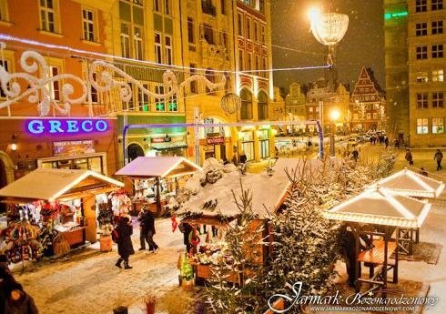 Jarmark Bożonarodzeniowy na wrocławskim Rynku