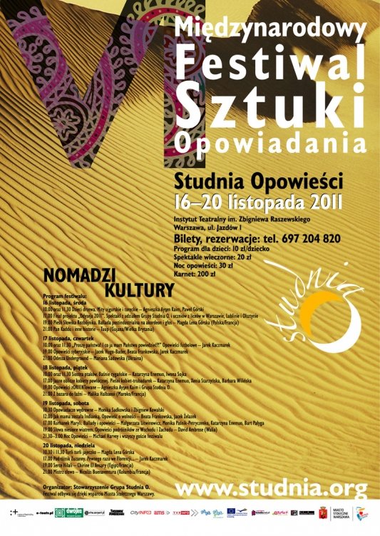 VI Międzynarodowy Festiwal Sztuki Opowiadania 2011 w Warszawie