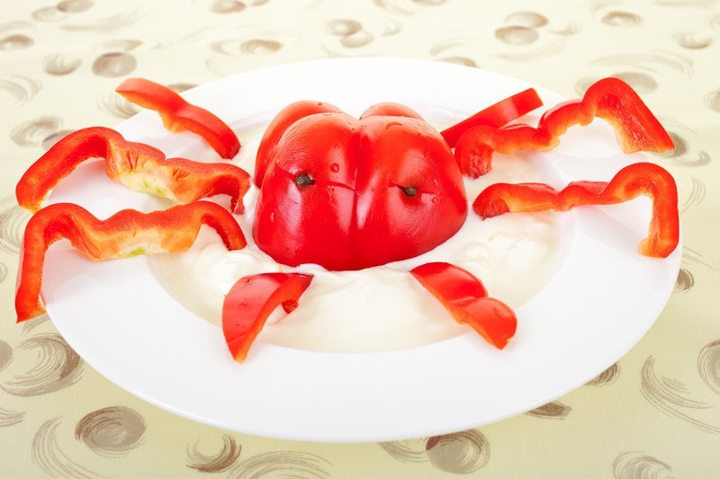 Przepis na wegetariańskiego lobstera czyli homara i dip twarożkowy ...