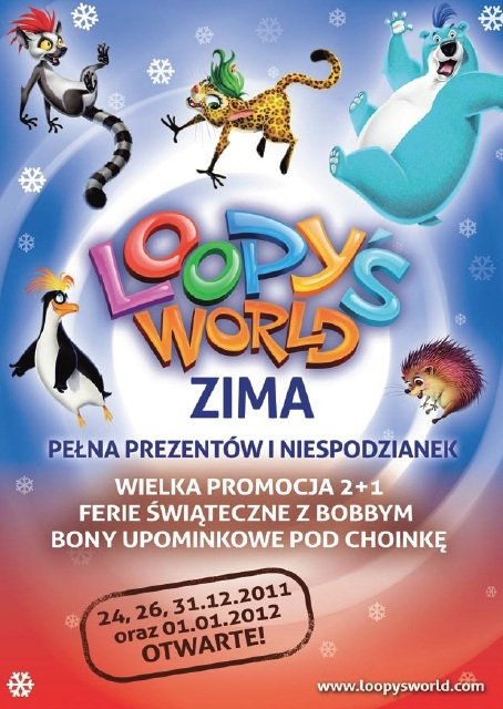 atrakcje dla dzieci w Loopy’s World