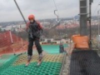 zima w mieście2012 Warszawa – nauka jazdy na nartach i snowbordzie