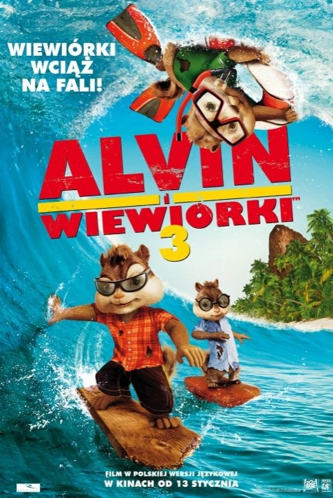Alvin i Wiewiórki 3 wciąż na fali