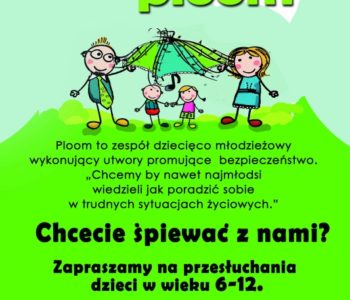 Przesłuchanie do zespołu dziecięco-młodzieżowego