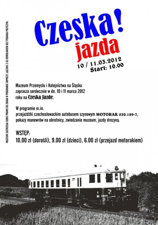Czeska Jazda w Muzeum Przemysłu i Kolejnictwa na Śląsku