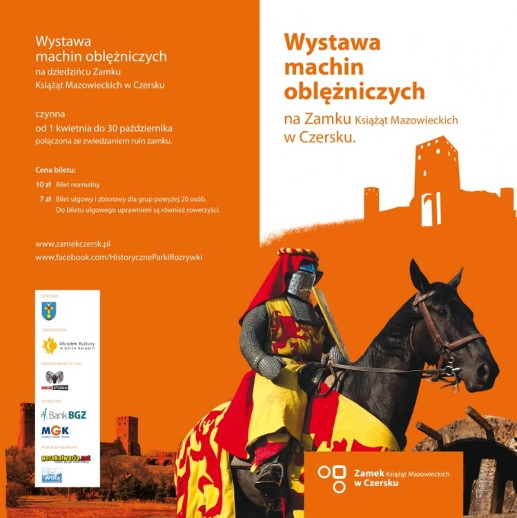 Machiny oblężnicze na zamku w Czersku
