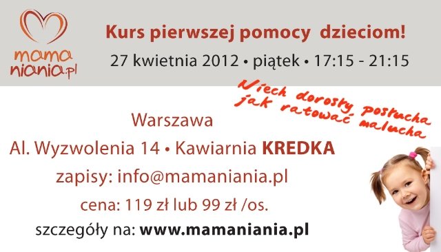 Niech dorosły posłucha, jak ratować malucha!