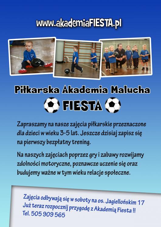 Piłkarska Fiesta dla dzieci 3-5 letnich w Krakowie