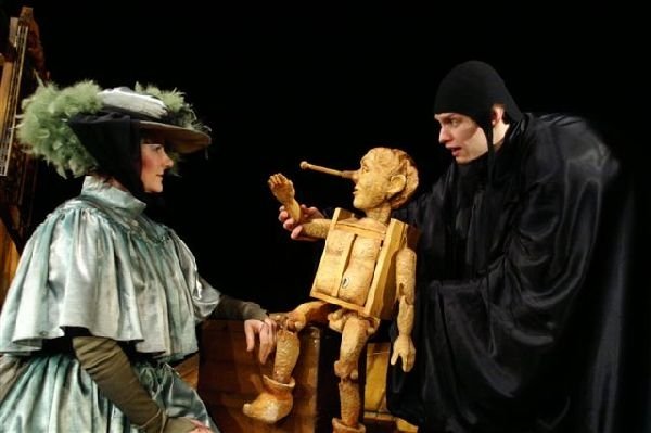 Przedstawienie Pinokio w Olsztyńskim Teatrze Lalek