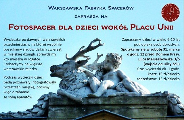 Spacer dla dzieci po Warszawie