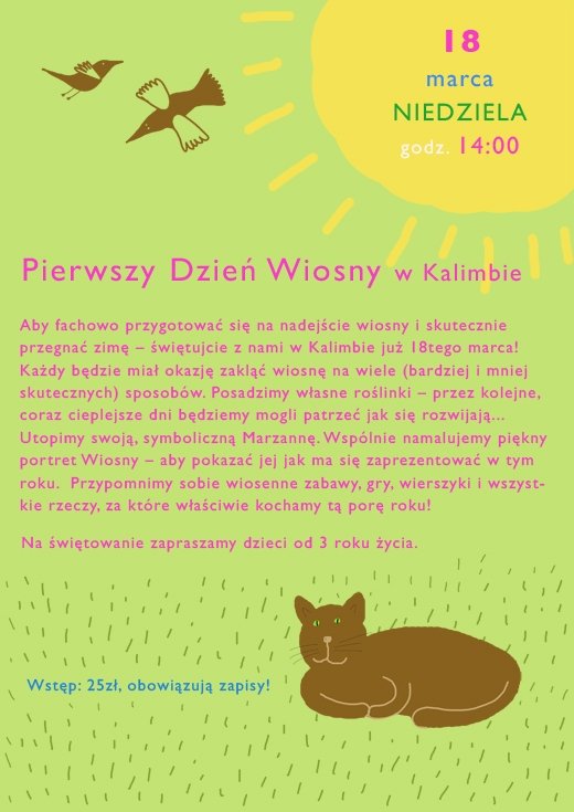 powitanie wiosny w Kalimbie