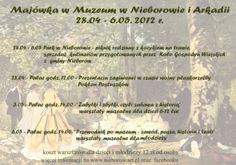 Majówka w Muzeum w Nieborowie i Arkadii