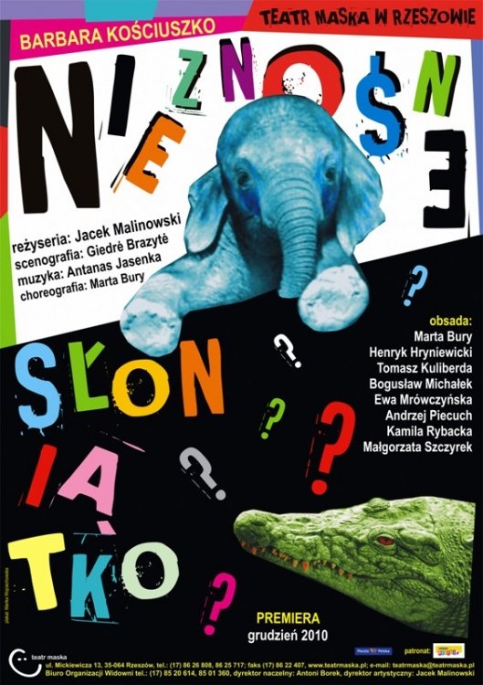 Nieznośne słoniątko – spektakl dla dzieci Rzeszów