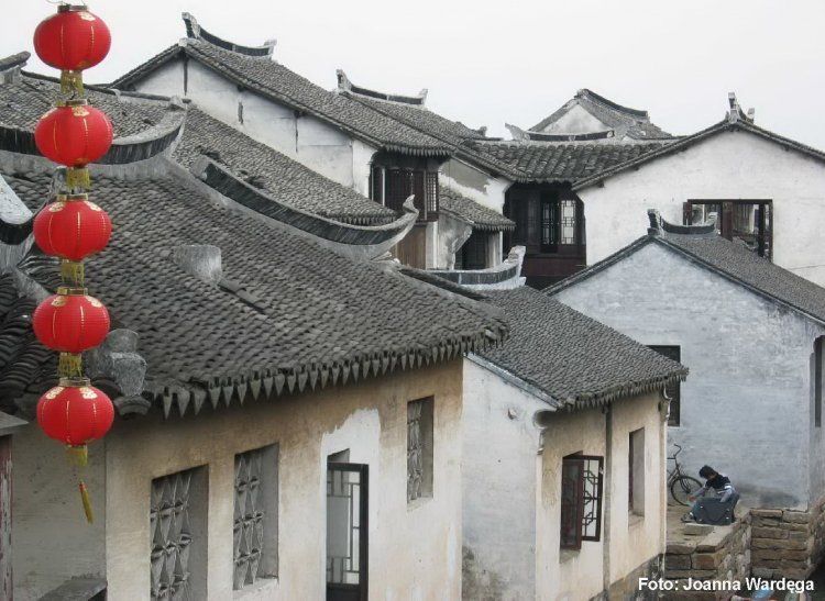 Poranek z pandą w chińskim domu