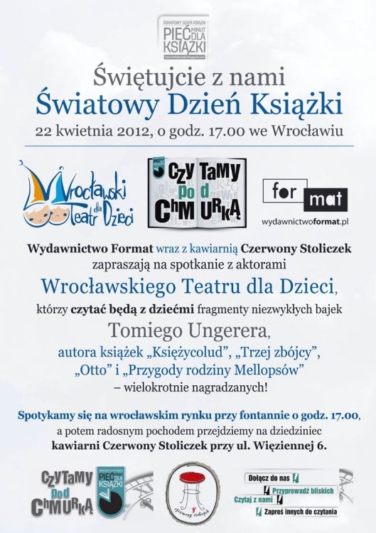 Spotkanie z aktorami Wrocławskiego Teatru dla Dzieci na wrocławskim rynku