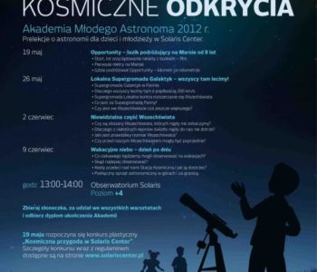 Akademia Młodego Astronoma 2012 – Opole