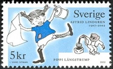 Astrid Lindgren i bohaterowie jej książek