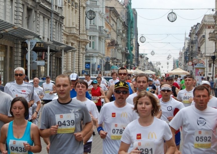 Bieg ulicą Piotrkowską po raz dziesiąty