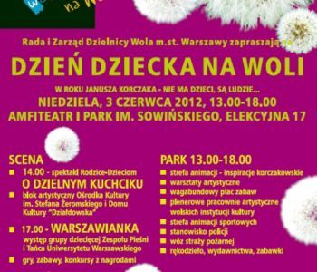 Dzień Dziecka na Woli – zapraszamy do parku Sowińskiego!