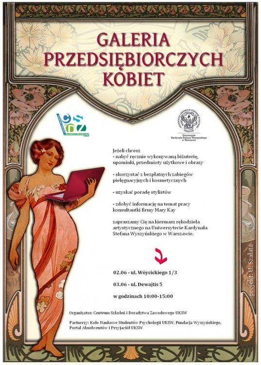 Galeria Przedsiębiorczych Kobiet na UKSW