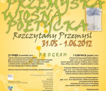 XVI Festiwal Przemyska Wiosna Poetycka – Rozczytany Przemyśl