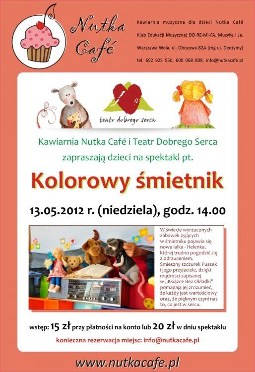 spektakl Teatru Dobrego Serca w Nutka Café