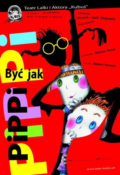 Być jak Pippi – spektakl dla dzieci Kielce