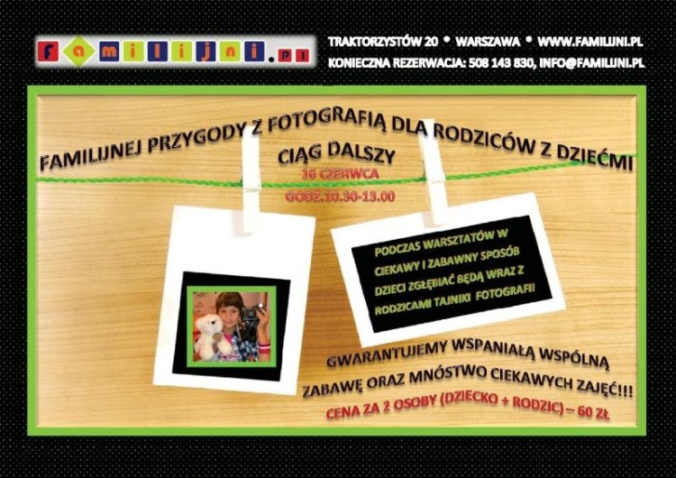 Familijna przygoda z fotografią dla rodziców z dziećmi