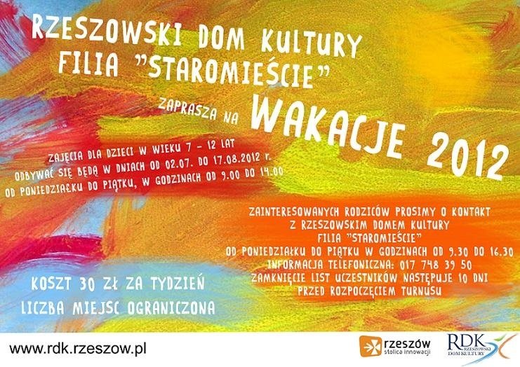 Letni wypoczynek dzieci – Rzeszów