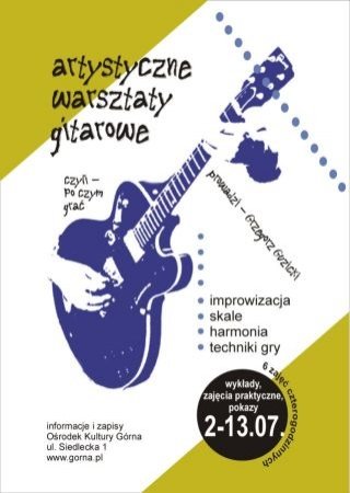 Wakacje z gitarą na Górnej