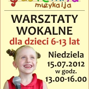 Warsztaty wokalne dla dzieci w wieku 6-13 lat