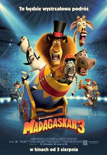 Madagaskar 3 3D – Bielsko Biała