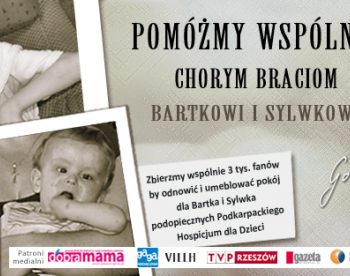 Pomóżmy wspólnie! Nowy pokój dla Bartka i Sylwka