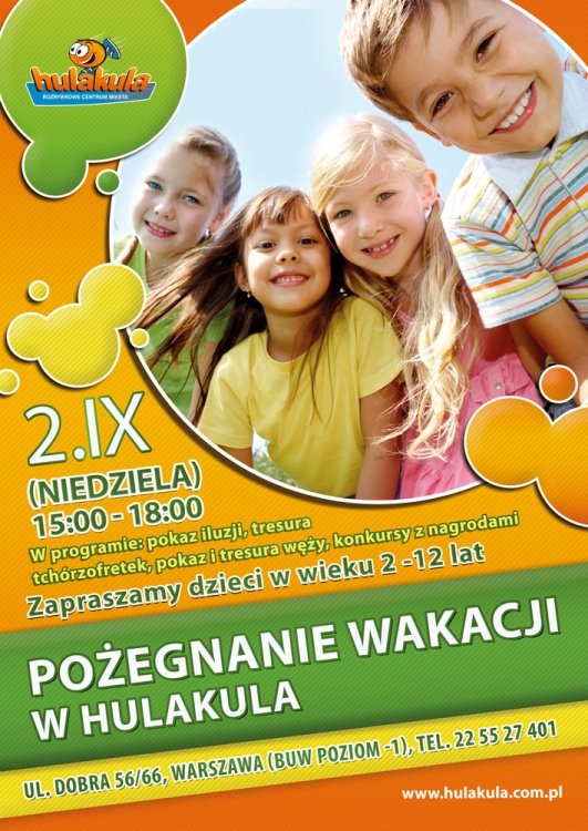 Pożegnanie Wakacji w Hulakula