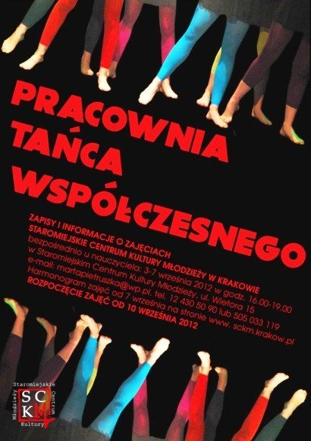 Pracownia Tańca Współczesnego SCKM zaprasza