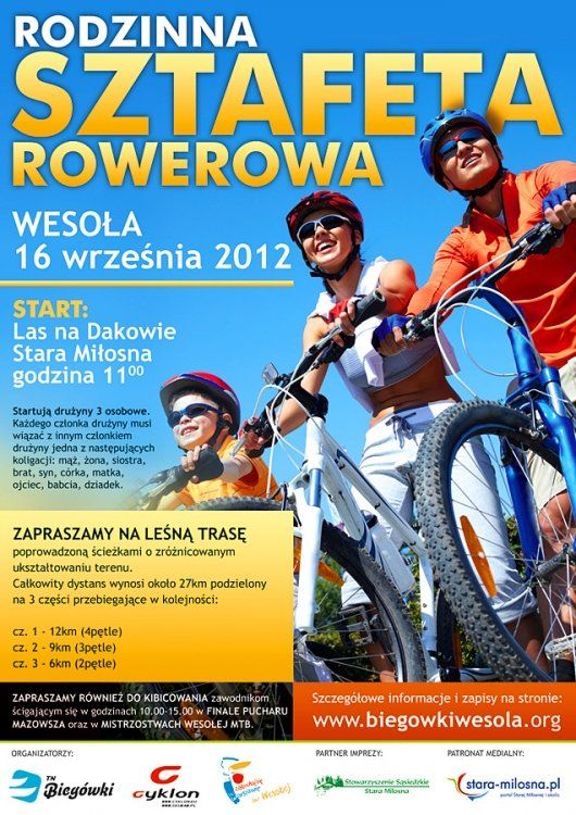 Rodzinna Sztafeta Rowerowa