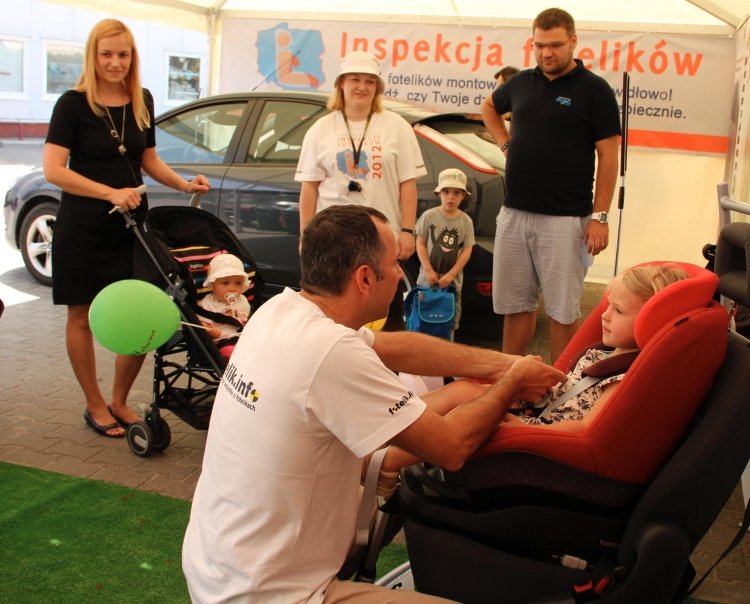 Siedlce na trasie Ogólnopolskiej Inspekcji Fotelików 2012