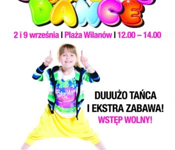 Taneczne szaleństwo z Egurrola Dance Kids na Plaży Wilanów