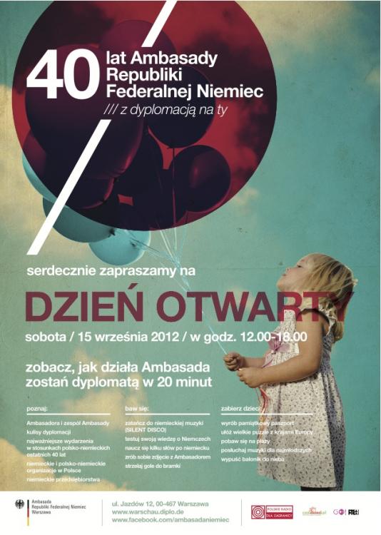 Ambasada Niemiec zaprasza na Dzień Otwarty