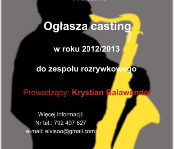 Casting do Zespołu Jazzowego – Rzeszów